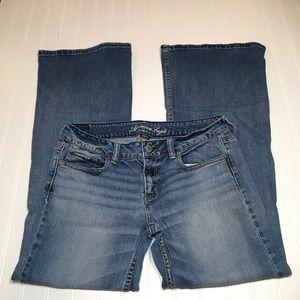 AE Hipster Flare Stretch Jean size 10
